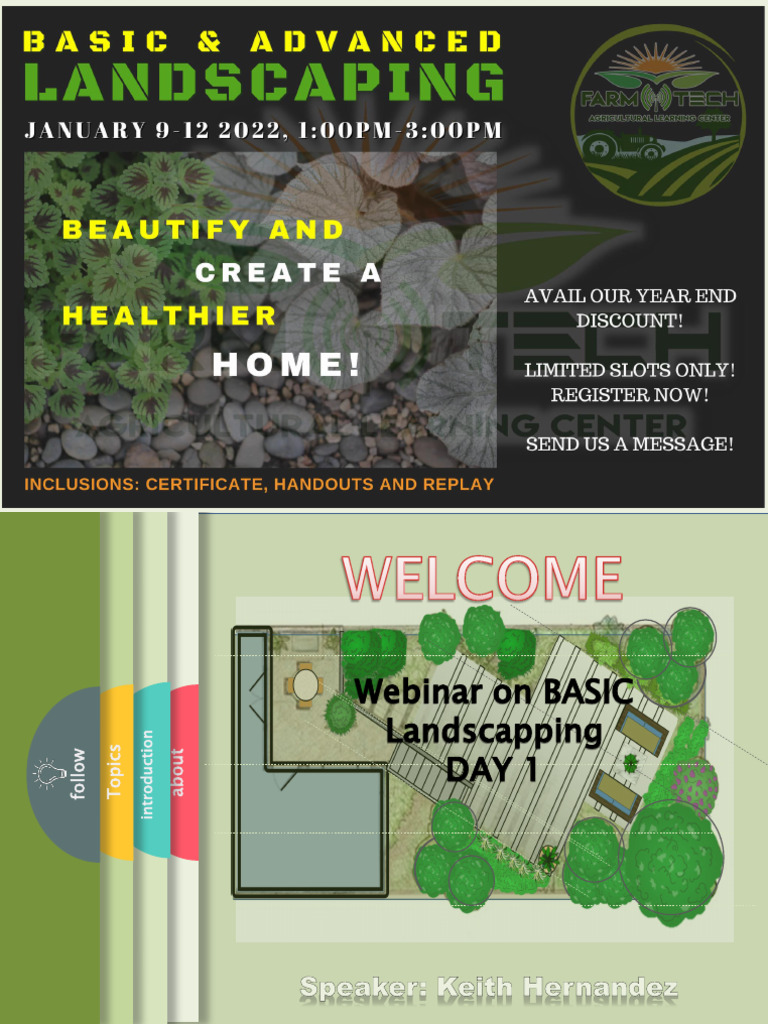 Introduction to Basic Landscaping | PDF | Soil | Mulch