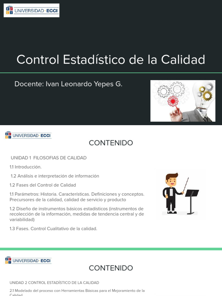 Control Estadístico de la Calidad: Métodos y Herramientas | PDF | Six ...