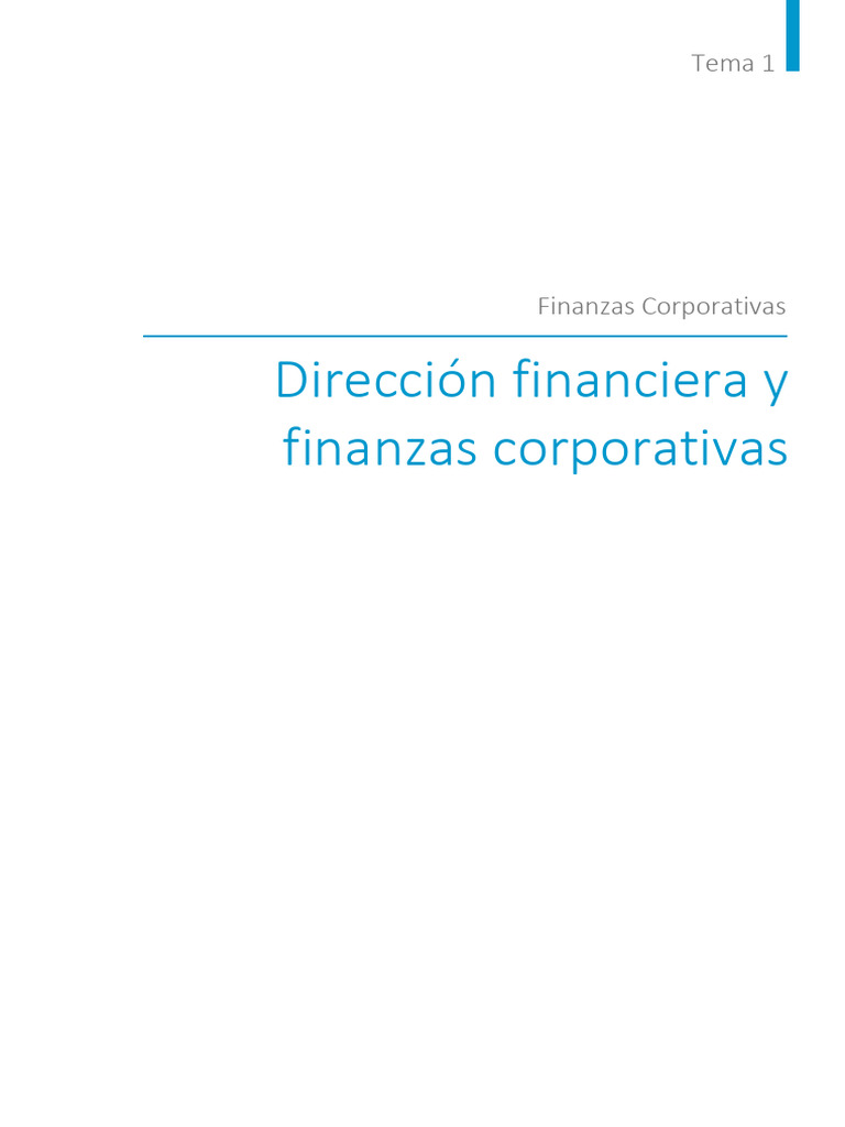 Dirección Financiera y Finanzas Corporativas | PDF | Business | Inversiones