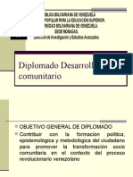 Diplomado en Desarrollo Comunitario