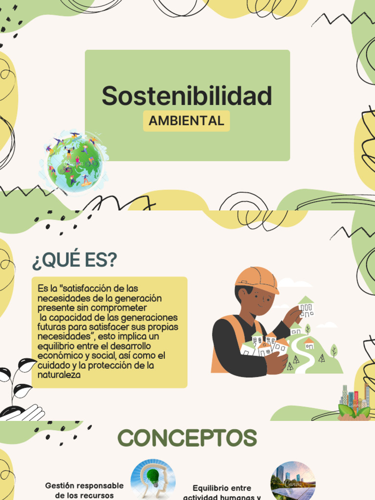 Sostenibilidad Ambiental: Conceptos Clave | PDF | Sustentabilidad ...