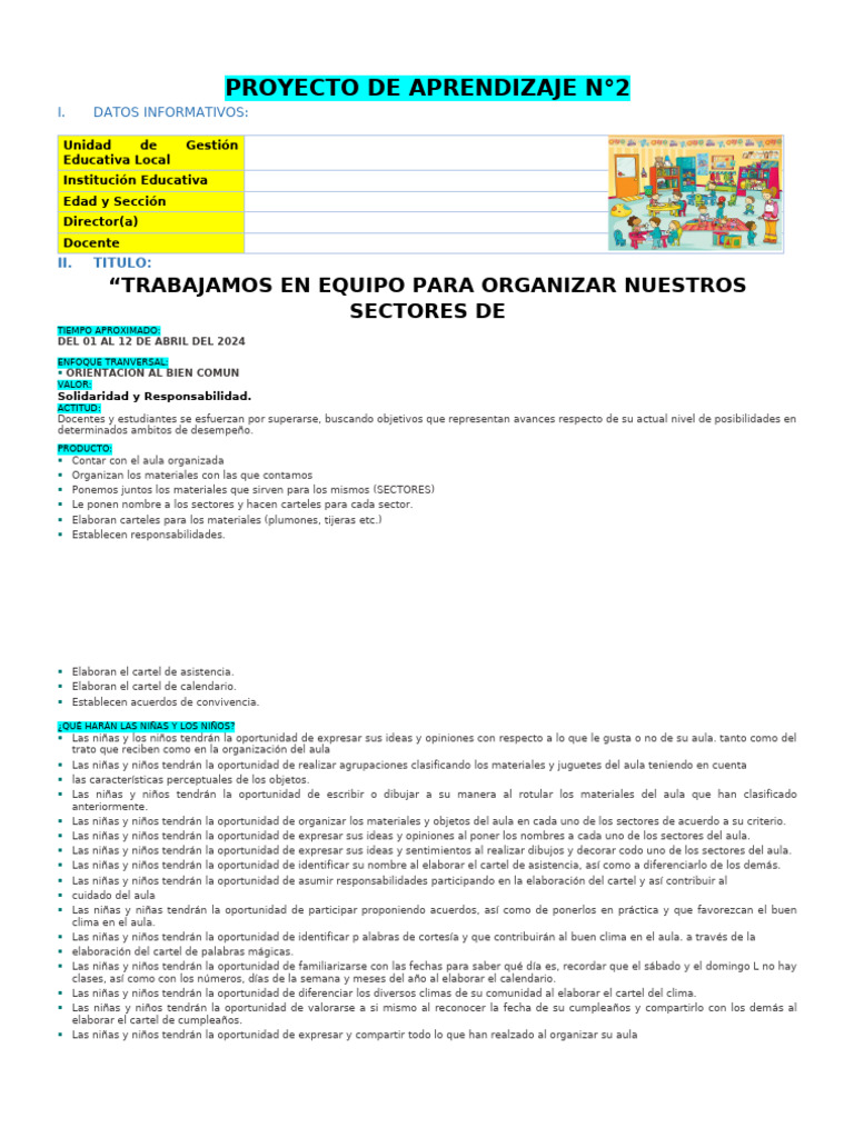 Organización del Aula: Aprendizaje Colaborativo | PDF | Salón de clases ...