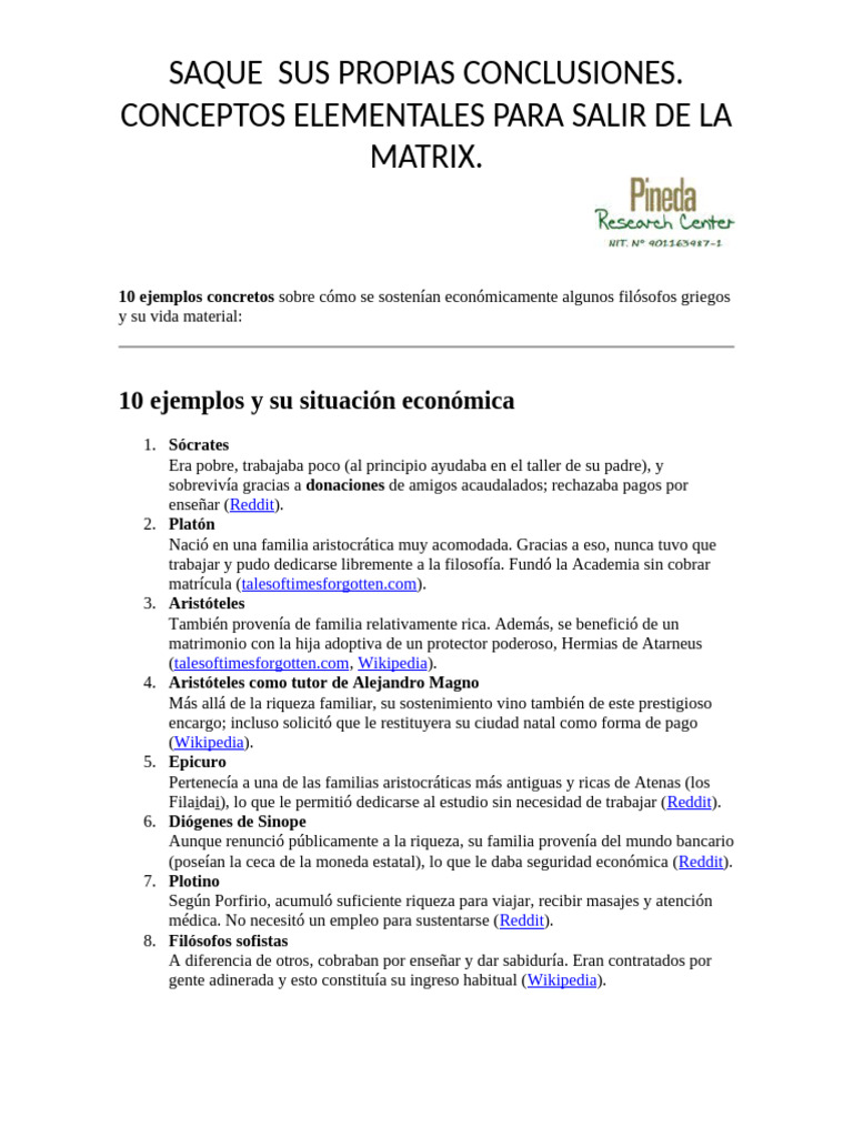 Resumen Ejecutivo Proyecto Plataforma | PDF | Aristóteles | Platón