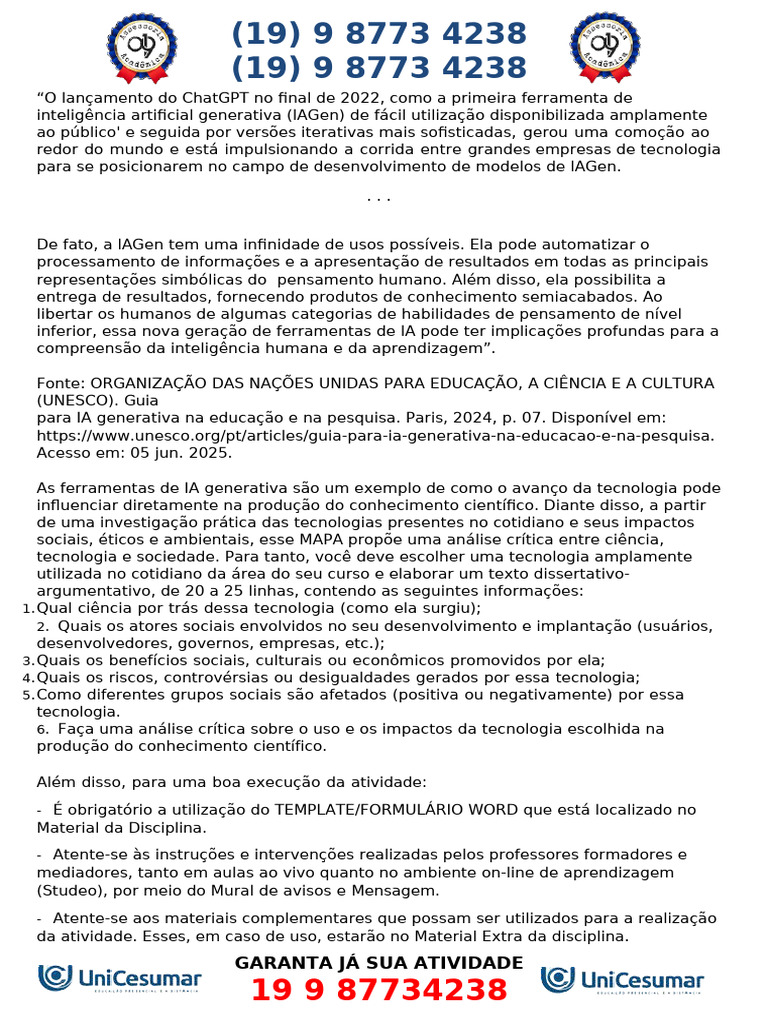 Impactos da IA Generativa na Educação | PDF | Inteligência artificial ...