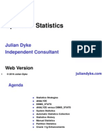 Optimizer Statistics: Julian Dyke Independent Consultant