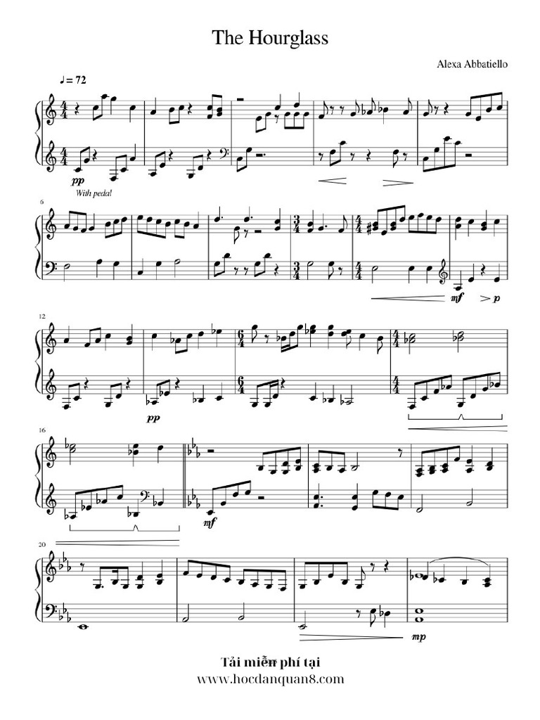 The Hourglass - Sheet Free | PDF