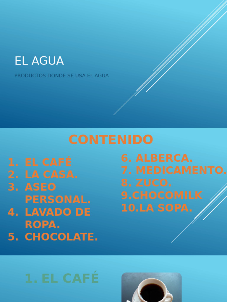 Actividad 4 EL AGUA | PDF