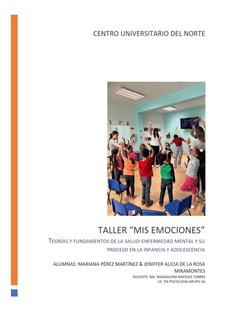 Taller de Educación Emocional Infantil | PDF | Las emociones | Aprendizaje