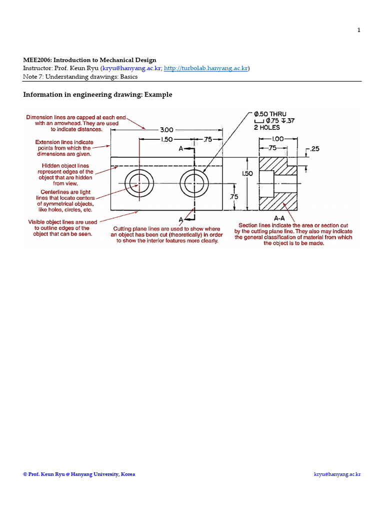 Basics of Engineering Drawings | PDF | Engineering Tolerance