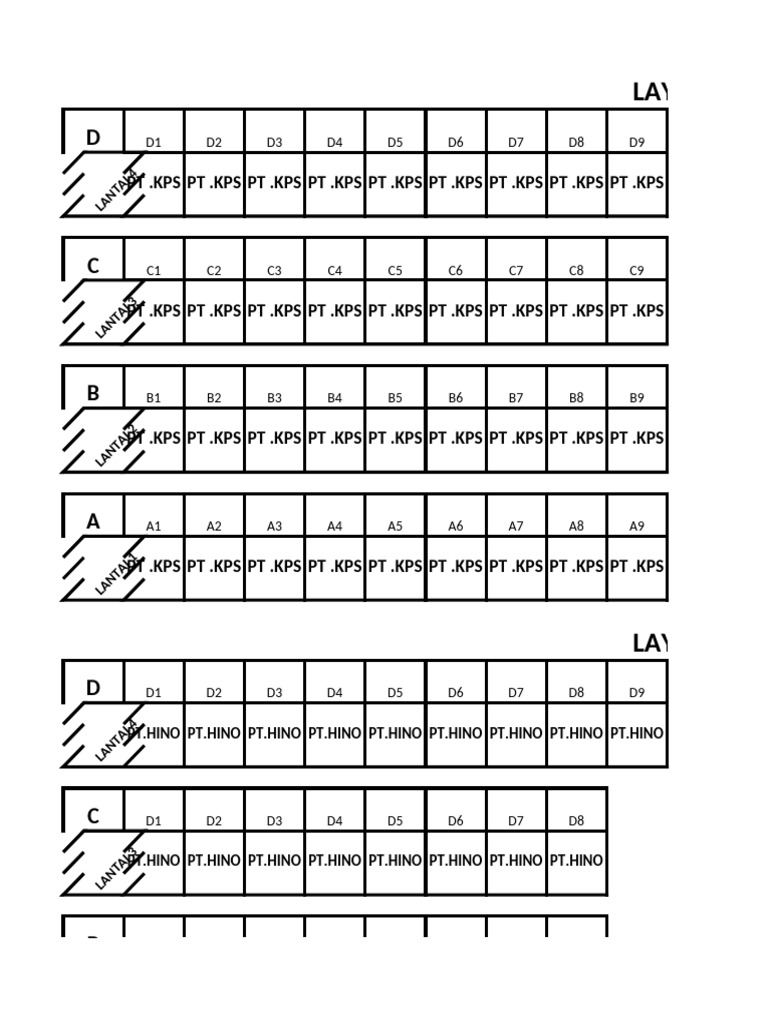 Layout Rak | PDF