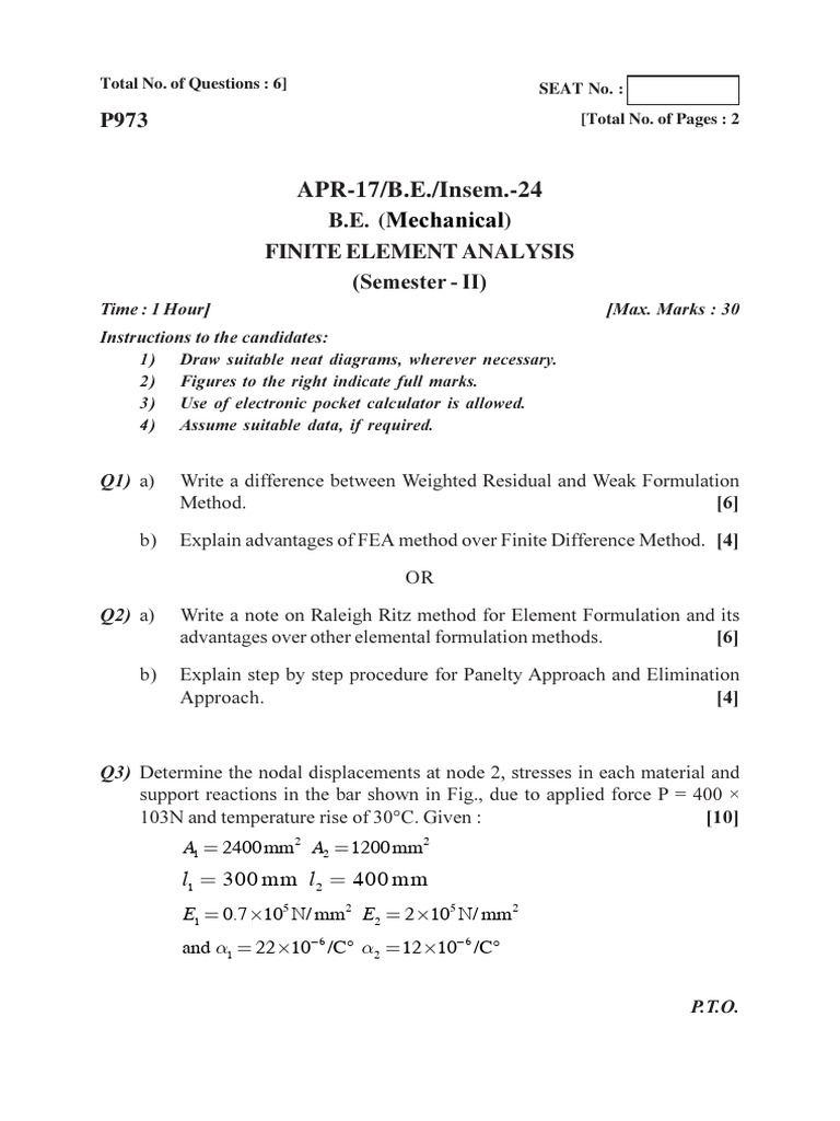 Document Structure Analysis Guide | PDF | Finite Element Method ...