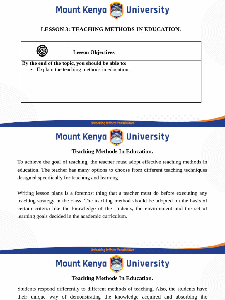 Effective Teaching Methods Explained | PDF | Teaching Method | Teachers