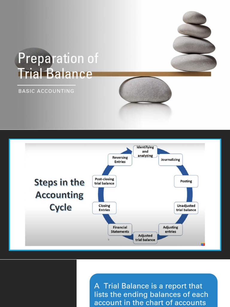 How to Prepare a Trial Balance Guide | PDF | Debits And Credits ...