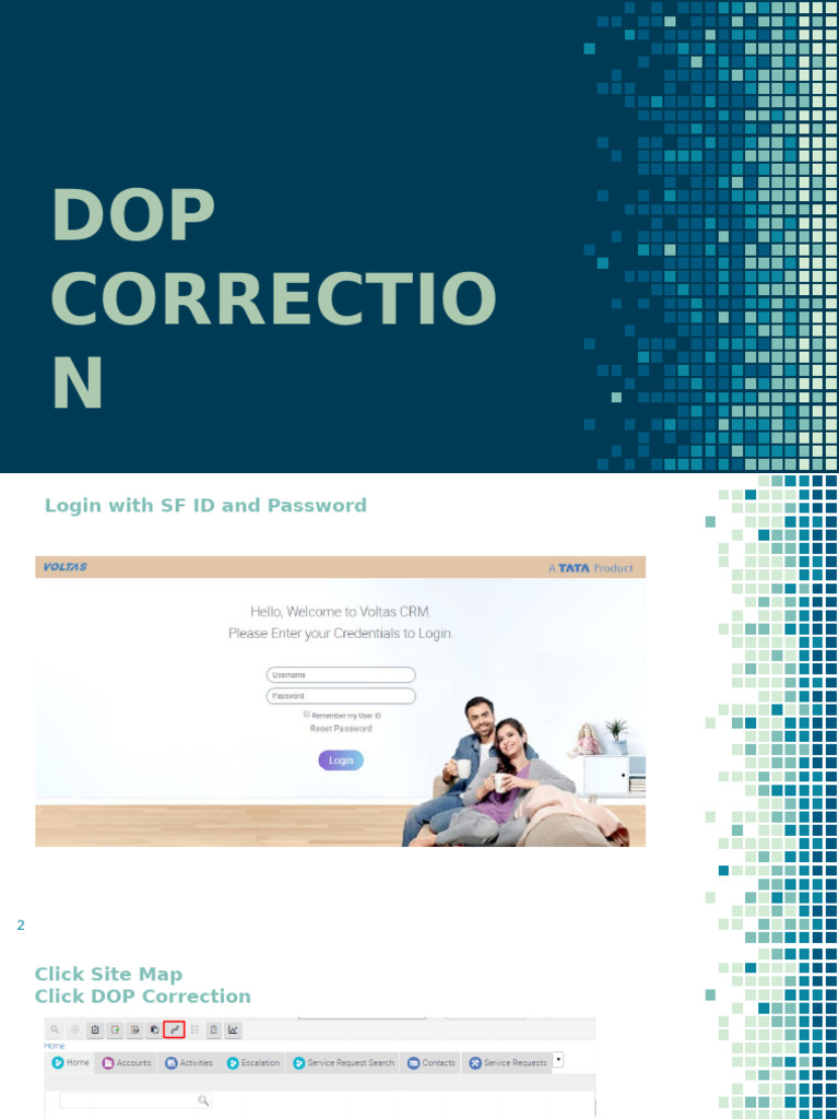DOP Correction Process Guide | PDF
