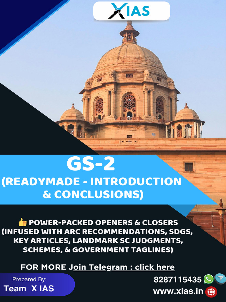 GS-2 Ready-Made Introductions & Conclusions | PDF | Governance | Social ...