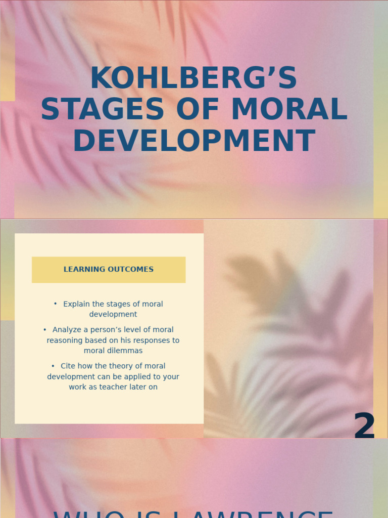 Kohlberg's Moral Development Stages | PDF | Liberal Arts Education ...