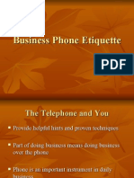 Business Phone Etiquette