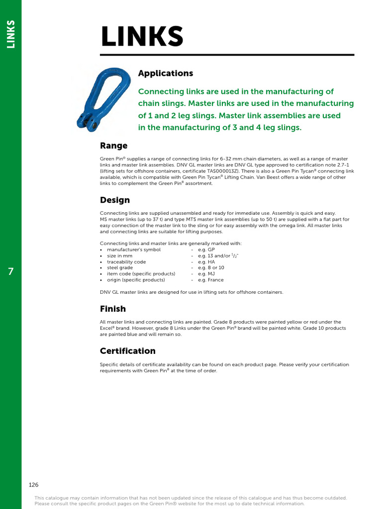 DO - EN - CATEN - Catalogue - 7. Links | PDF | Steel | Mechanical ...