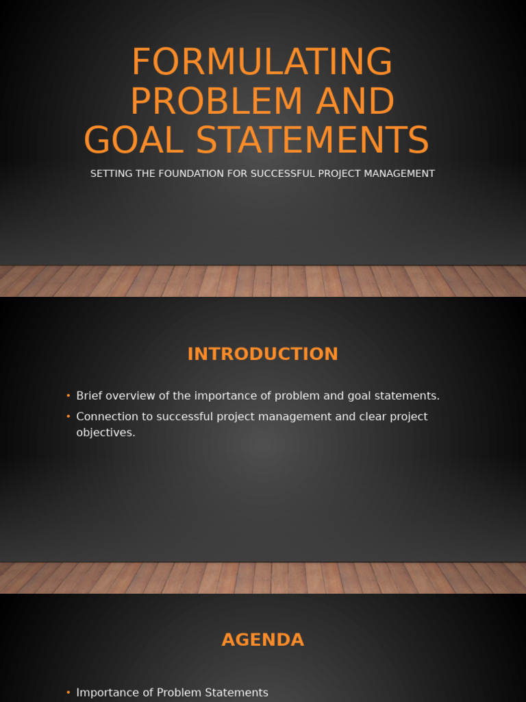Crafting Effective Project Statements | PDF