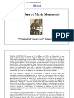 Vida e Obra de Maria Montessori