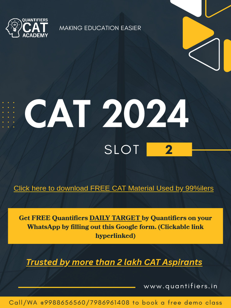 CAT 2024 Slot 2 VARC Practice Questions | PDF | Spice | Black Pepper