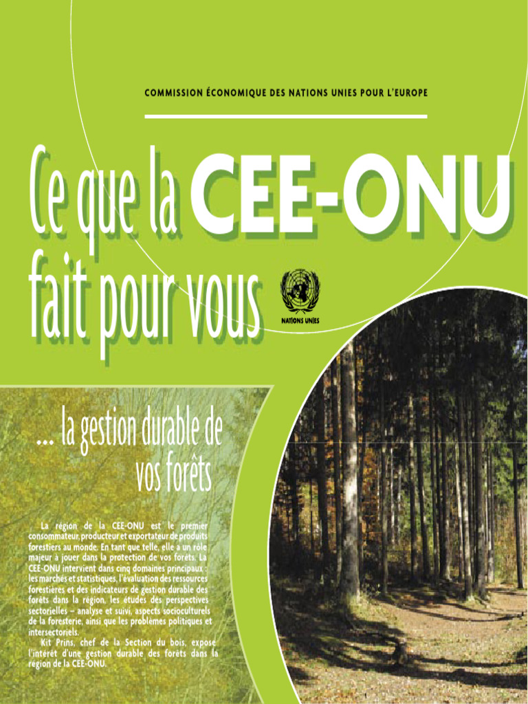 Gestion durable des forêts en Europe | PDF | Forêt | Union européenne