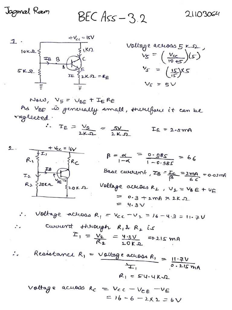 Voltage and Current Analysis in Circuits | PDF