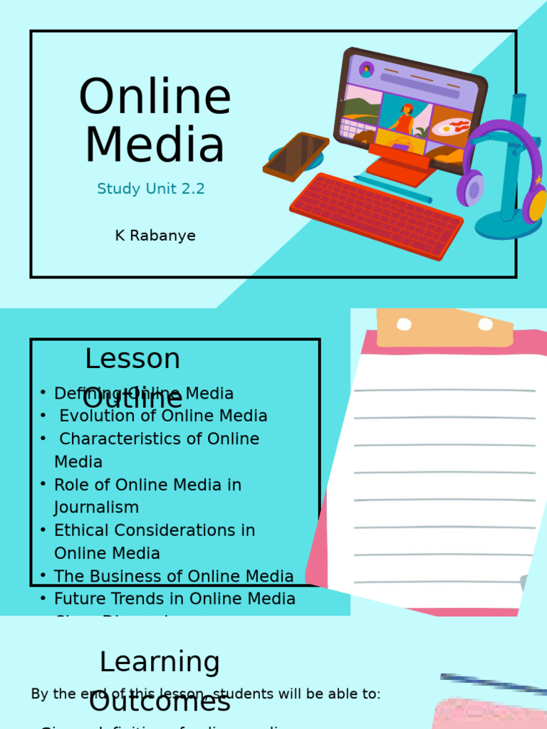 Study+Unit+2 2+Online+Media | PDF | News | Journalism