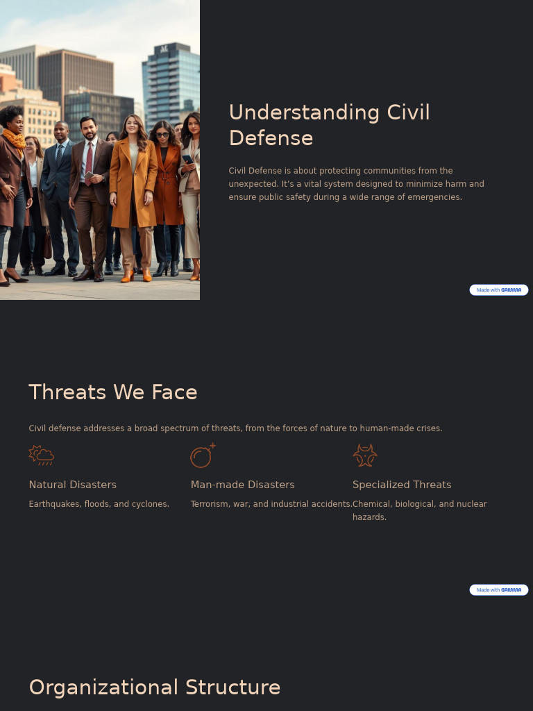Role of Civil Defense in Disasters | PDF | Civil Defense | Emergency ...