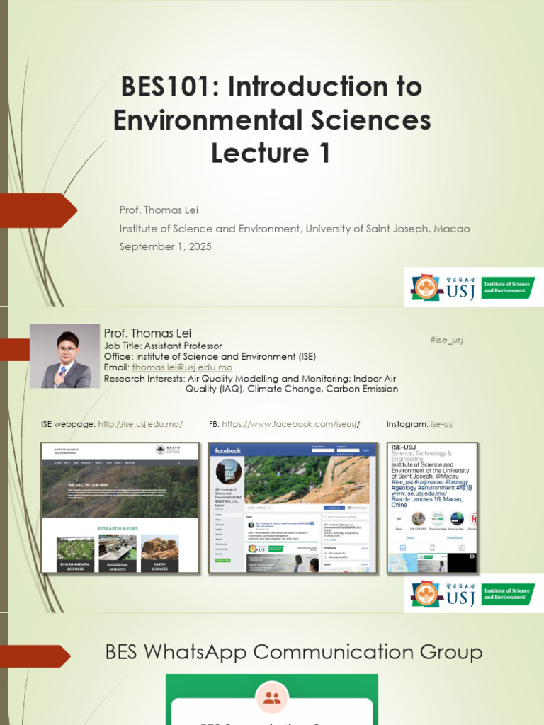 Intro to Environmental Sciences Course | PDF | Natural Environment ...