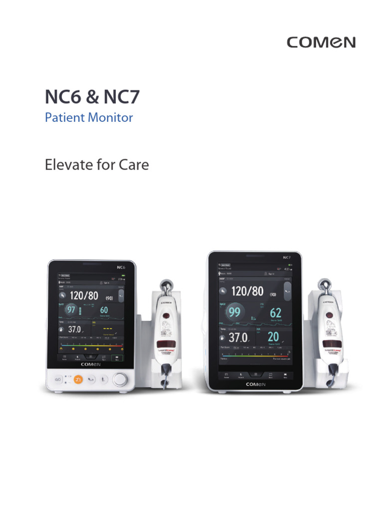 NC6 & NC7 Patient Monitoring Solutions | PDF | Blood Pressure ...