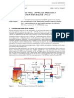 Biomass-Fired CHP Plant Based On A Screw-Type Engine Cycle"