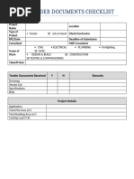 Tender Query Form Template | PDF