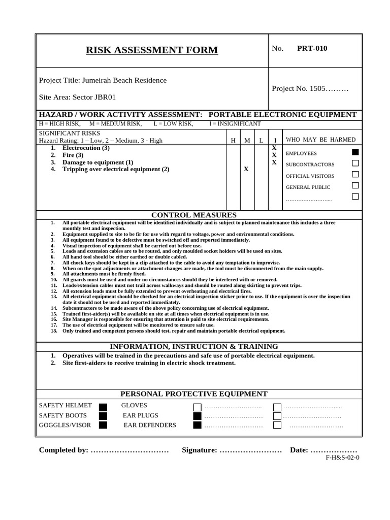 Raf - Portable Electronic Equipments | PDF | Electricity | Occupational ...