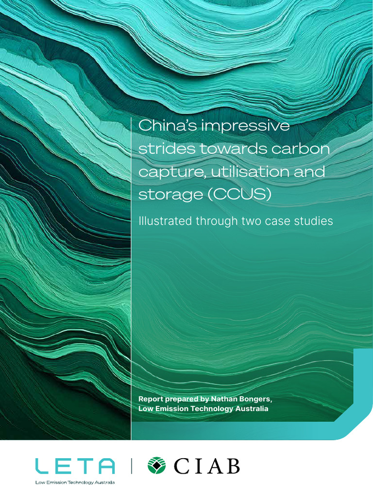 China’s Advances in Carbon Capture CCUS | PDF | Carbon Capture And ...