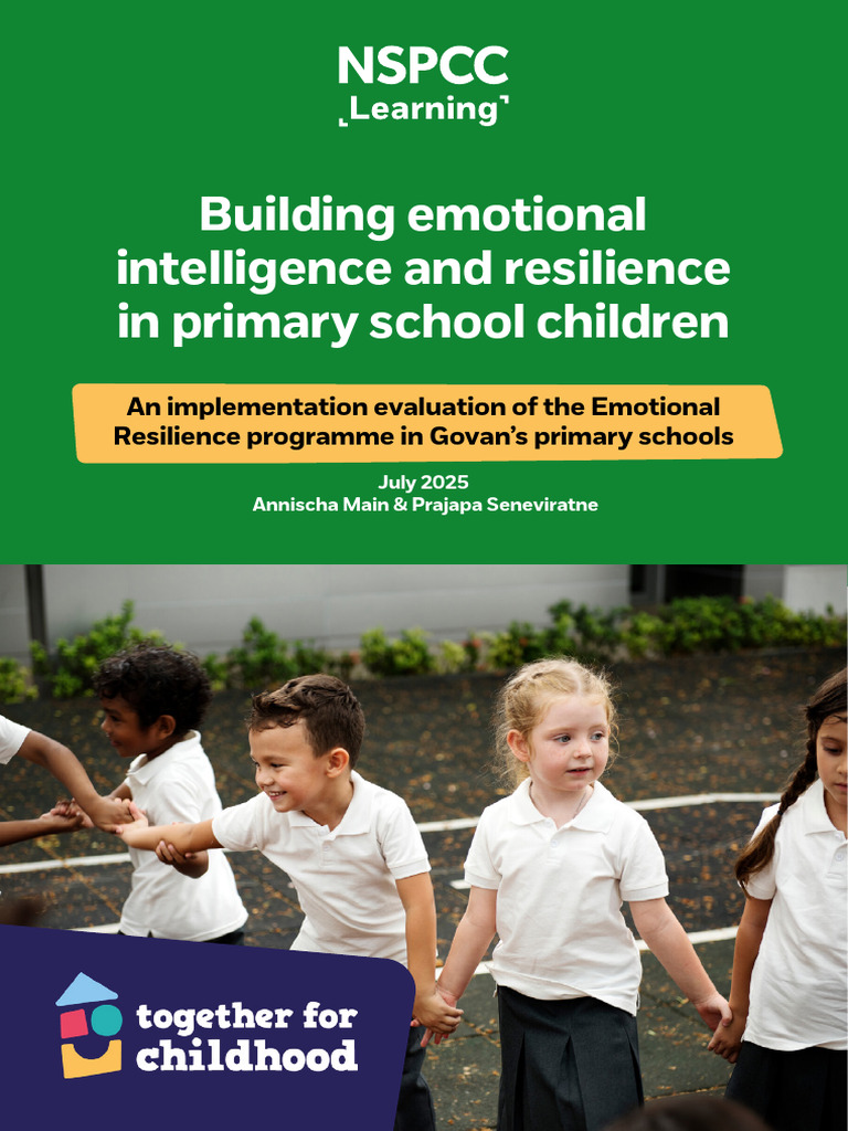 Emotional Resilience in Primary Schools | PDF | Psychological ...