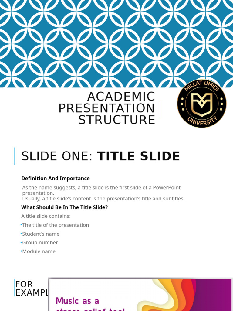 Academic Presentation Structure Guide | PDF | Cognitive Science | Cognition
