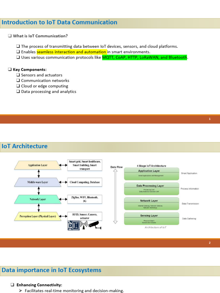 IoT Data Communication Overview | PDF | Security | Computer Security
