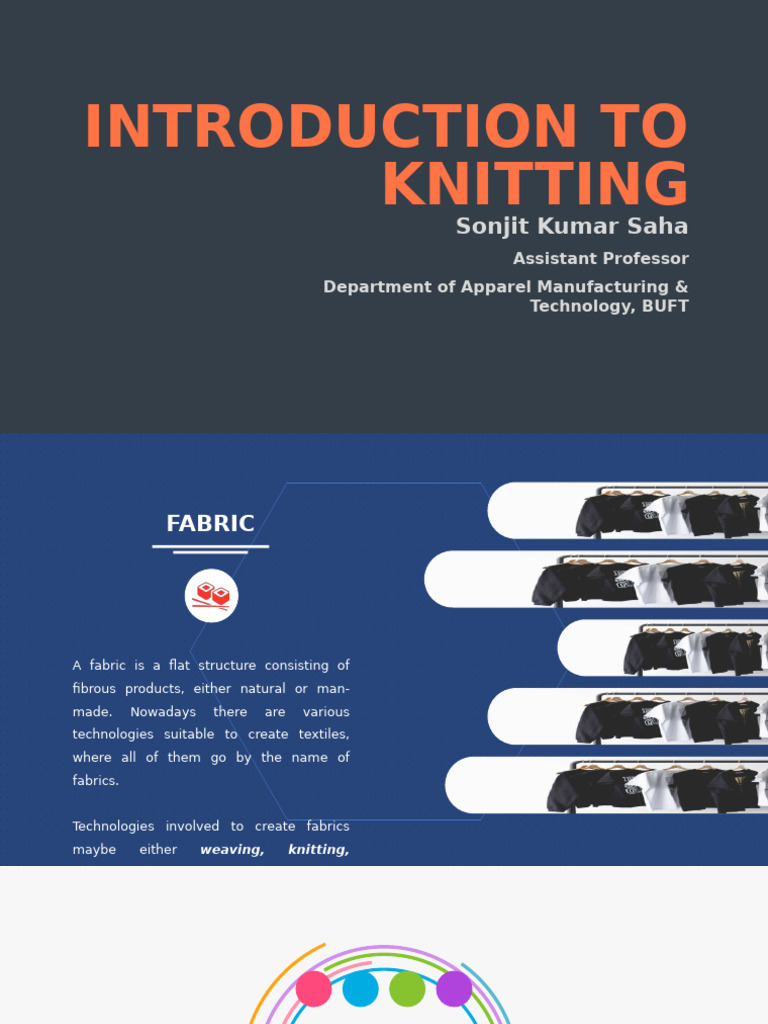 Introduction to Knitting Fabric Techniques | PDF | Knitting | Textiles