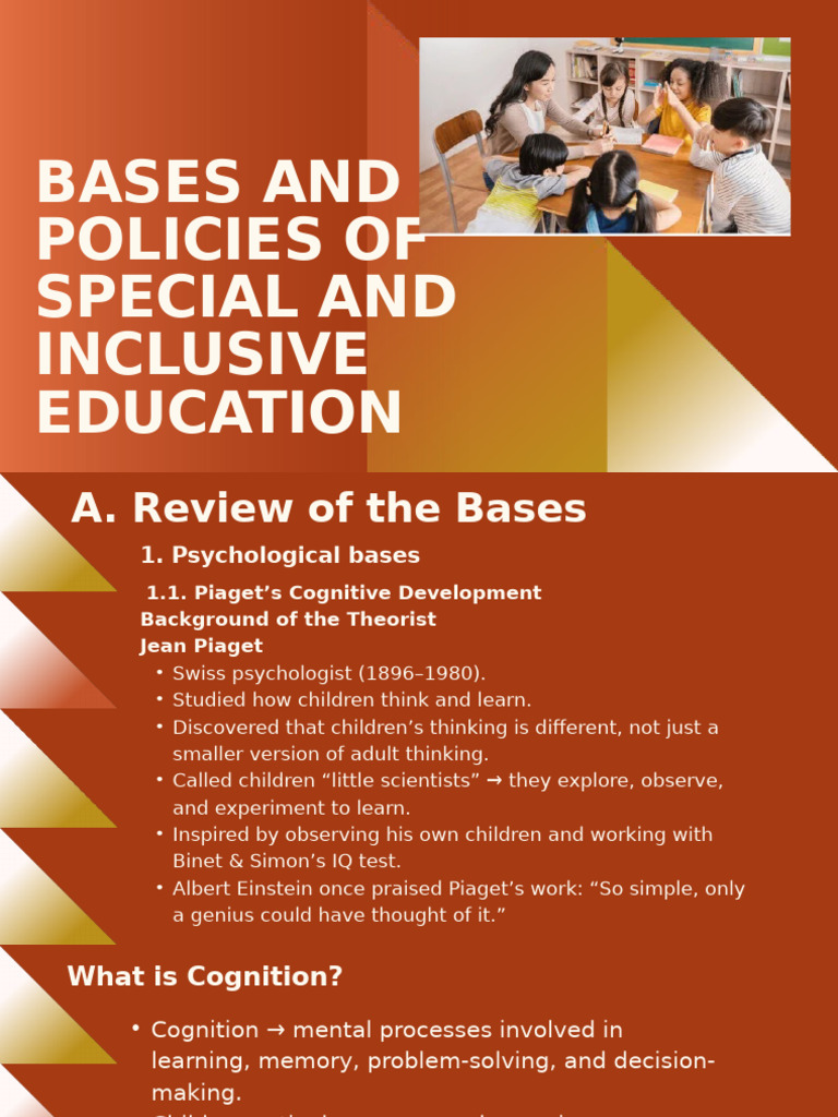 Foundations of Inclusive Education | PDF | Inclusion (Education ...