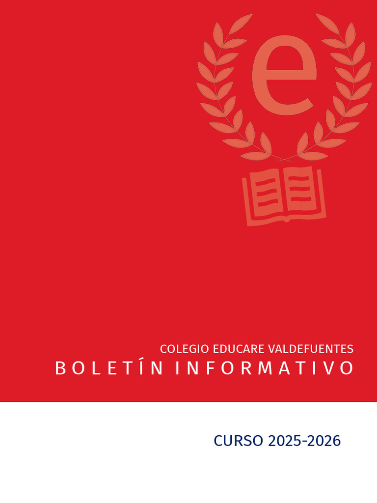 Boletín Informativo 2025-2026 Valdefuentes | PDF | Educación primaria ...
