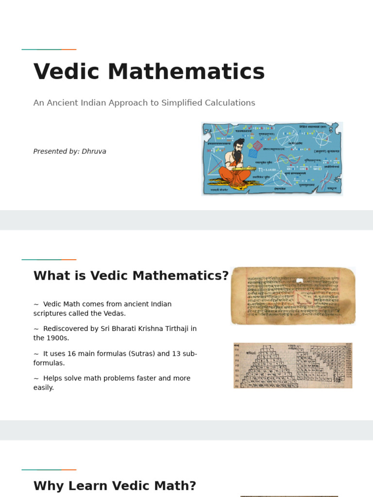 Vedic Mathematics | PDF