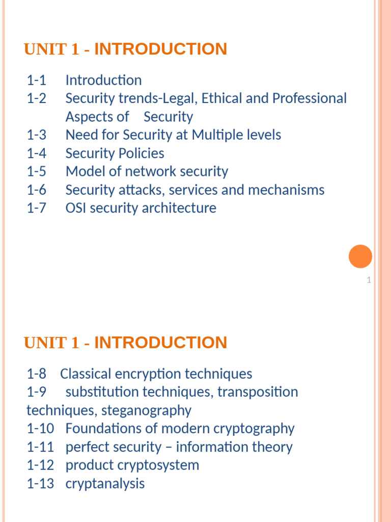 Cryptography and Network Security Overview | PDF | Cryptography ...