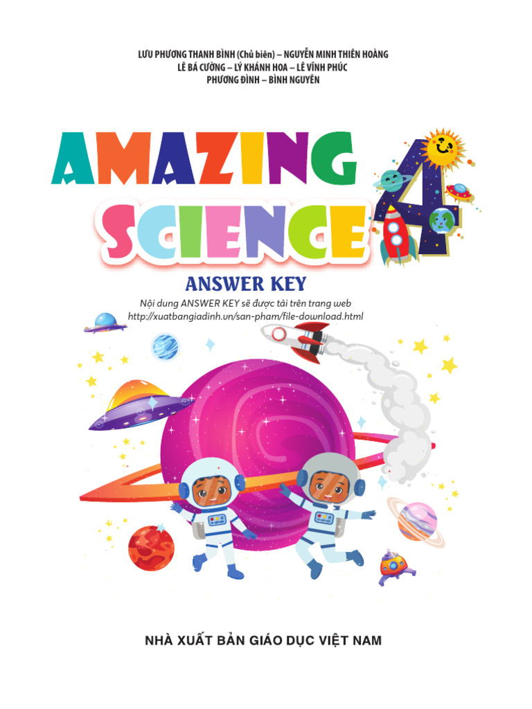 Amazing Science Book 4 Answer Key | PDF | Vitamin | Foods