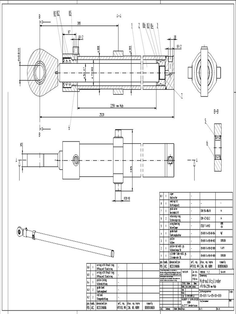 Lifeboat Davit Cylinder | PDF
