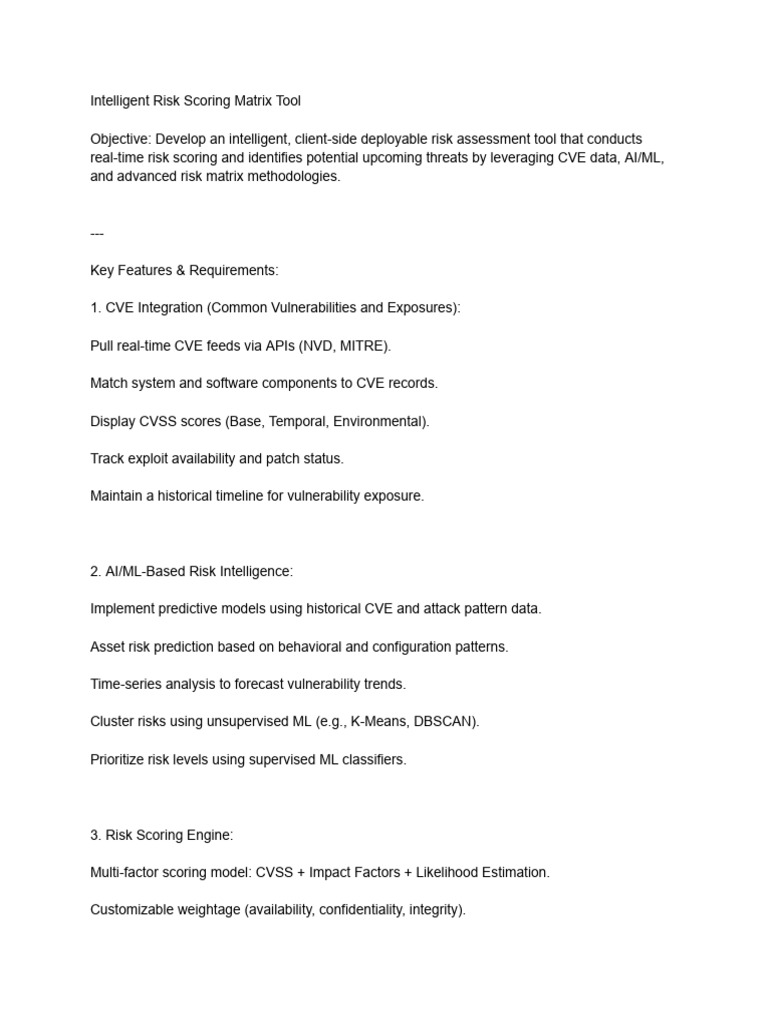 CSP - Risk Scoring 1.0 | PDF