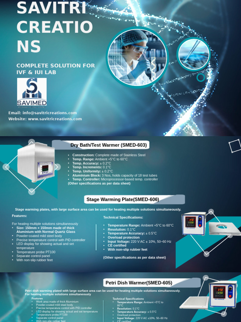 Ivf & Iui Lab Catalogue | PDF
