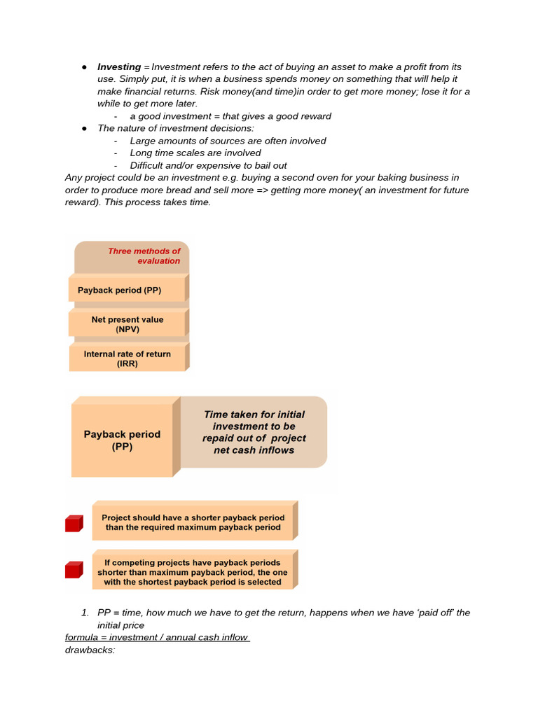 Investment Strategies and Financial Analysis | PDF | Net Present Value ...
