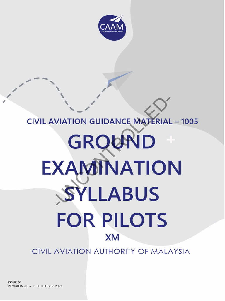 Malaysia Pilot Ground Exam Syllabus | PDF | Instrument Flight Rules ...