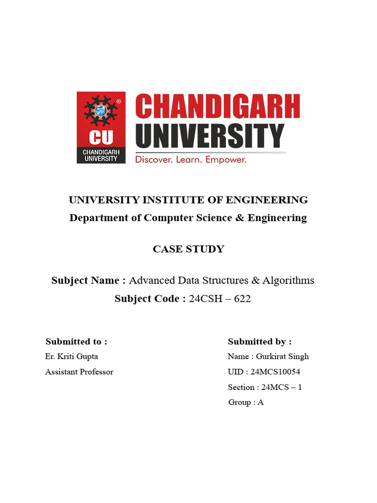 24mcs10054 Adsa Case Study | PDF | Mathematical Optimization | Logistics